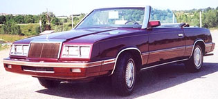 Le Baron Convertible 1984 (France)